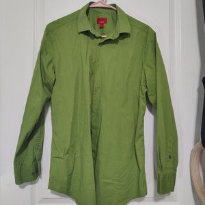 Slim Fit Lime Green Dress Shirt